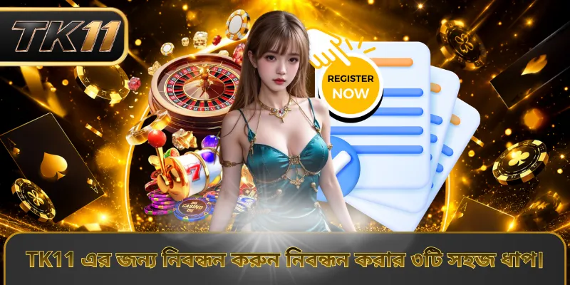 TK11 এর জন্য নিবন্ধন করুন নিবন্ধন করার ৩টি সহজ ধাপ।
