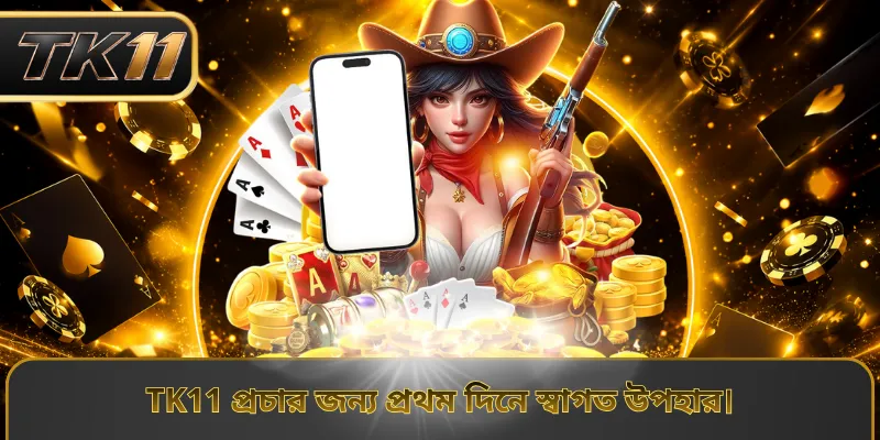 TK11 প্রচার জন্য প্রথম দিনে স্বাগত উপহার।