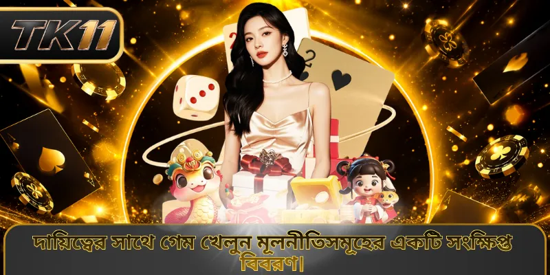 দায়িত্বের সাথে গেম খেলুন মূলনীতিসমূহের একটি সংক্ষিপ্ত বিবরণ।