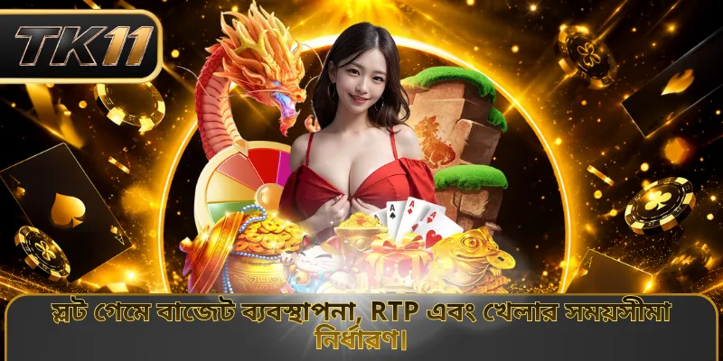 স্লট গেমে বাজেট ব্যবস্থাপনা, RTP এবং খেলার সময়সীমা নির্ধারণ।